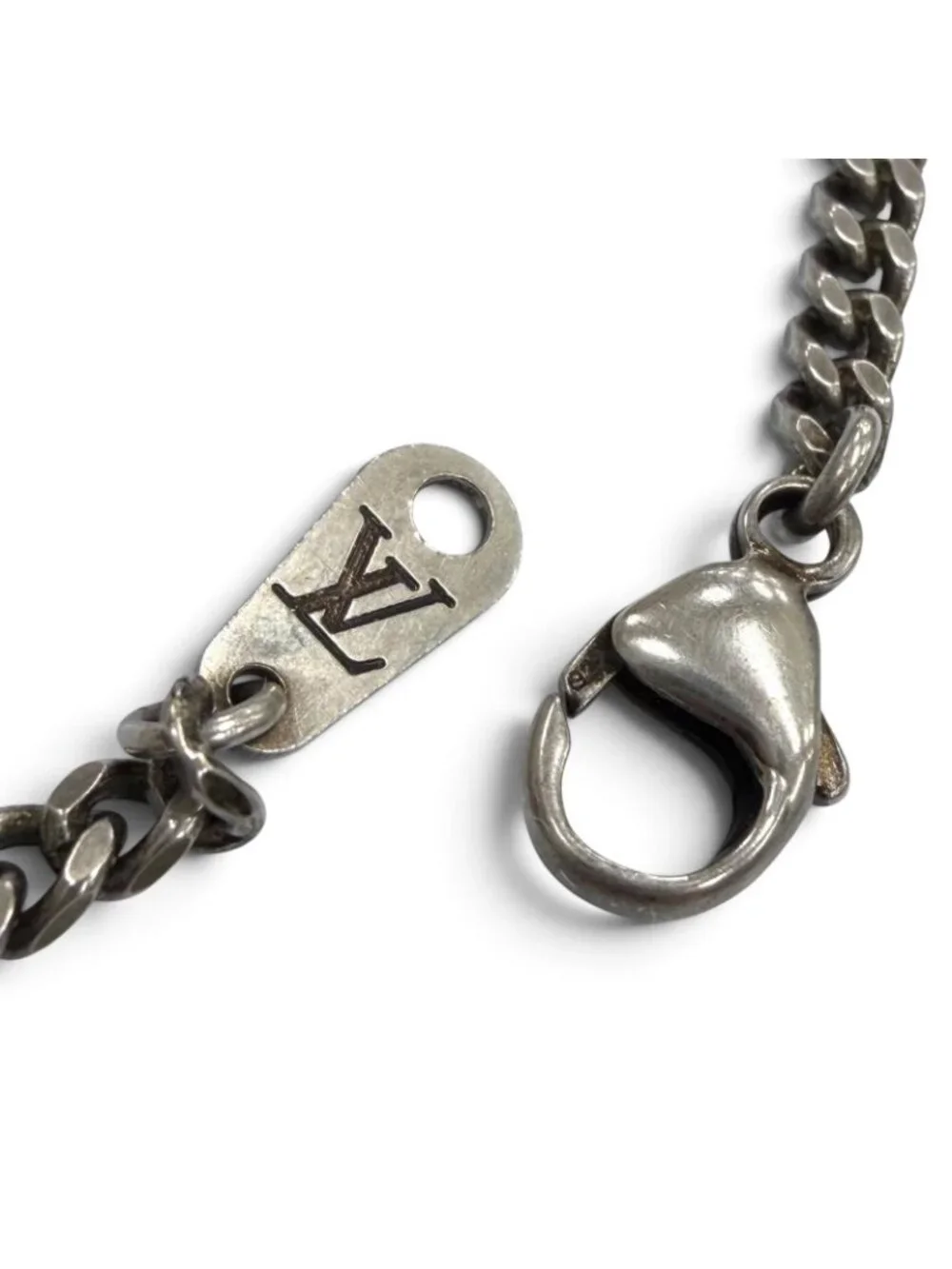 Louis Vuitton LV Sailor Chain 925 Necklace Silver